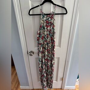 Floral Sleeveless Maxi Dress